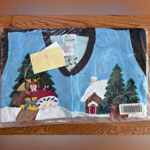 The Quacker Factory QVC Christmas Holiday Sweater - NEW - Size 3X